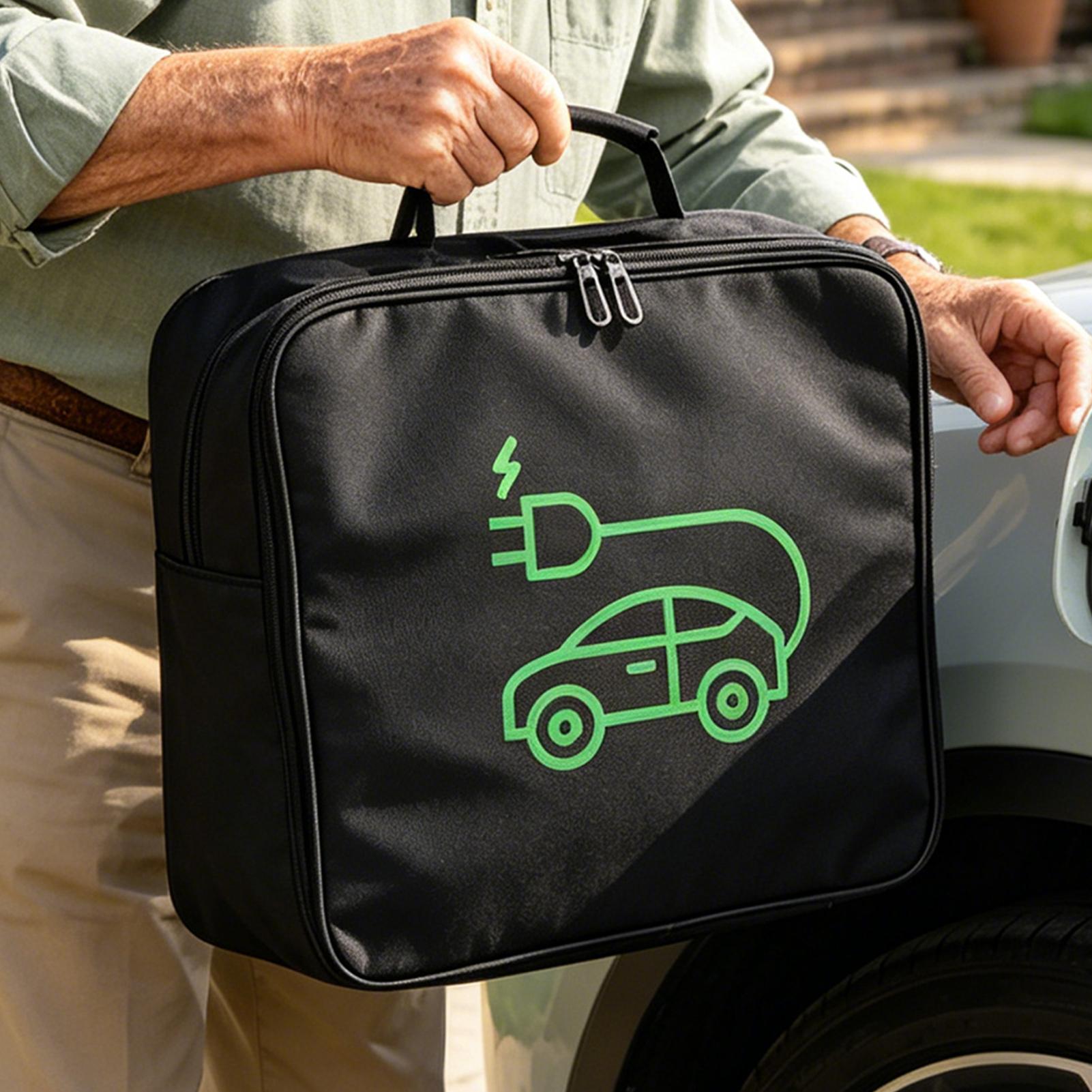 Bag Power Tools - Oxford Cloth EV-opladerkabel opbergtas Draagbare auto-slang