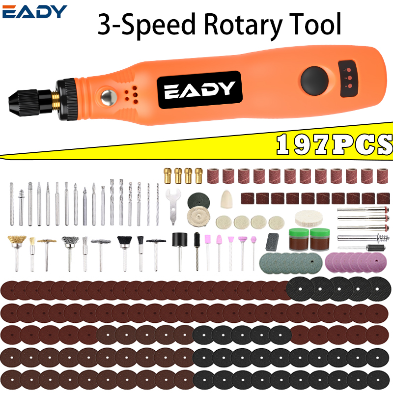 Power Tools Workshop - USB draadloze roterende gereedschapsset – mini-elektrische