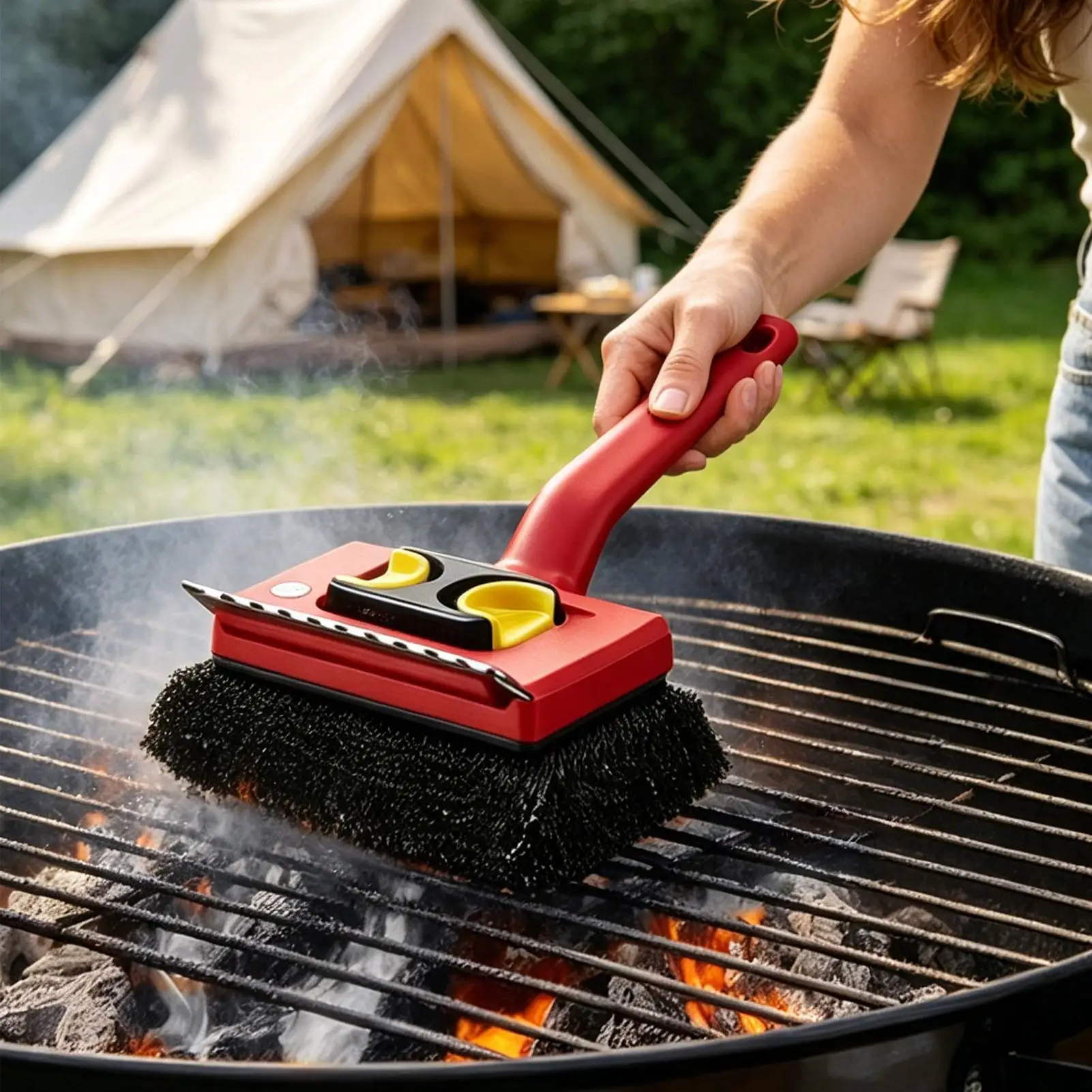 Elektrische grillborstel met l - Power Tools Red recensie en prijs