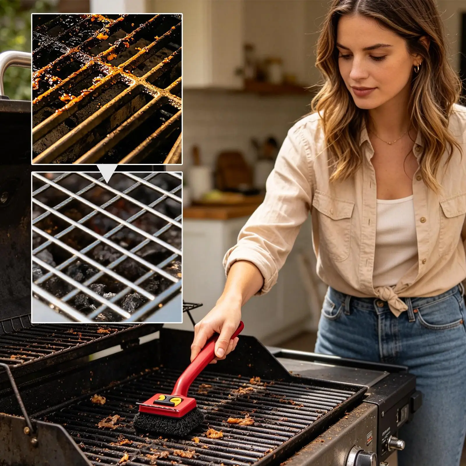 Elektrische grillborstel met l - Power Tools Red recensie en prijs