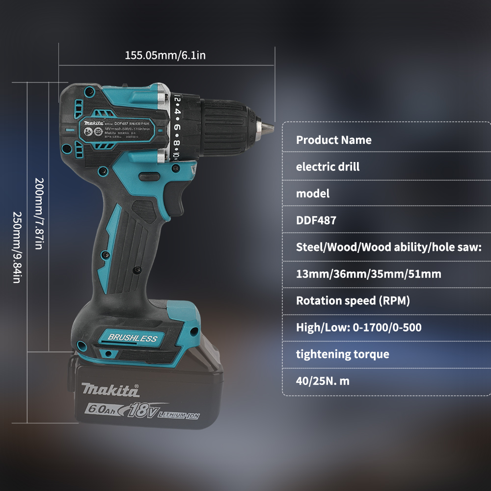 18V Borstelloze Accuboormachin - Power Tools Lowes recensie en prijs